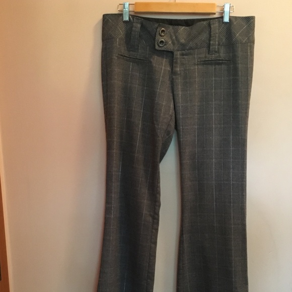 tall plaid trousers
